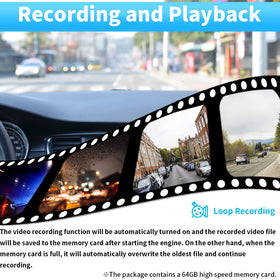 Losuudy DVR recording and playback feature for trip review.