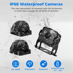 Losuudy IP68-rated waterproof cameras for all-weather use.