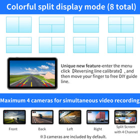 Losuudy side-view camera offering blind-spot awareness.