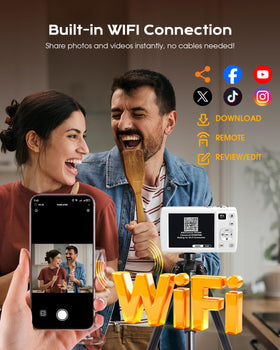 LOUM 88MP WiFi sharing enables quick wireless uploads