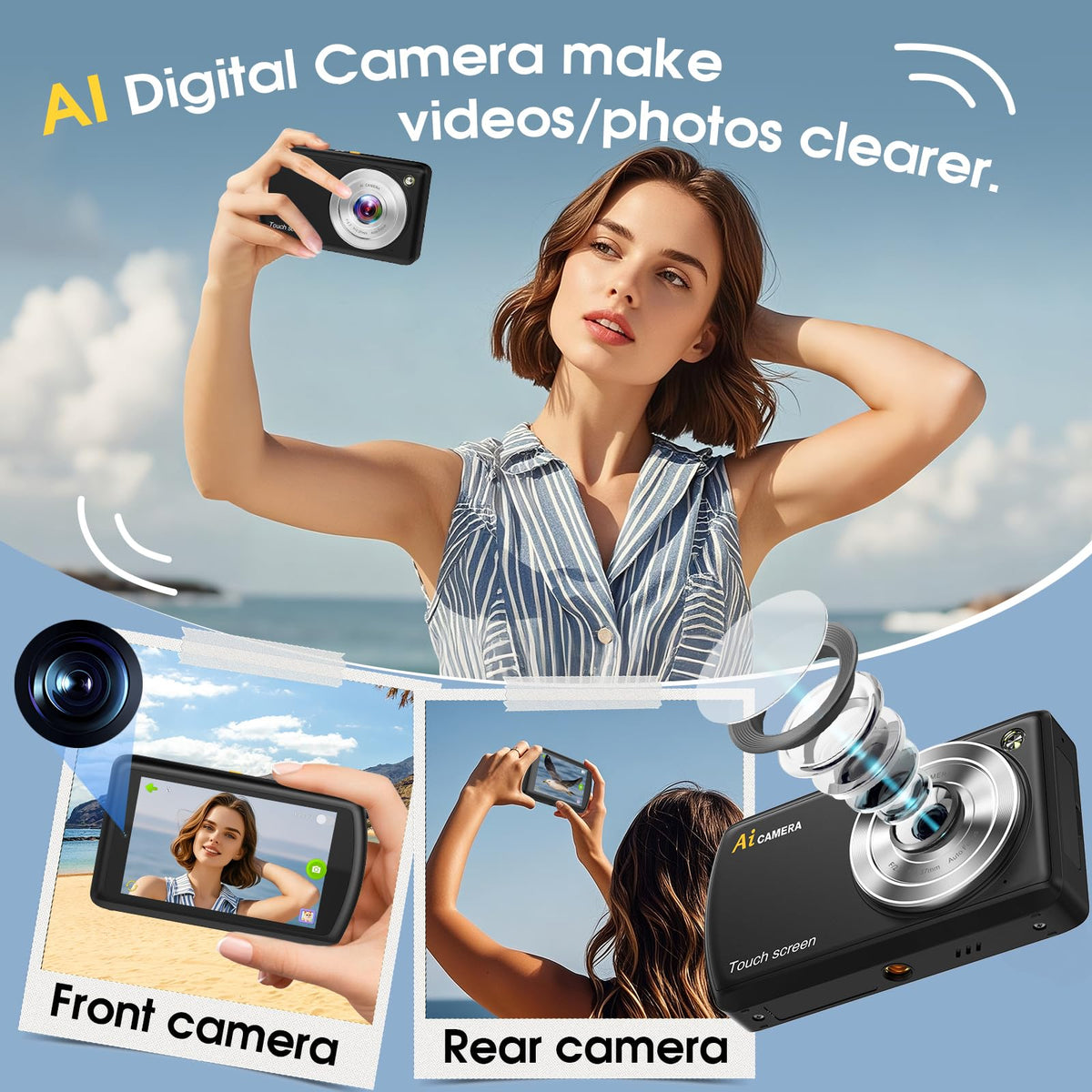 LOUM transferring photos to smartphone via Wi‑Fi, simplifying sharing and backup