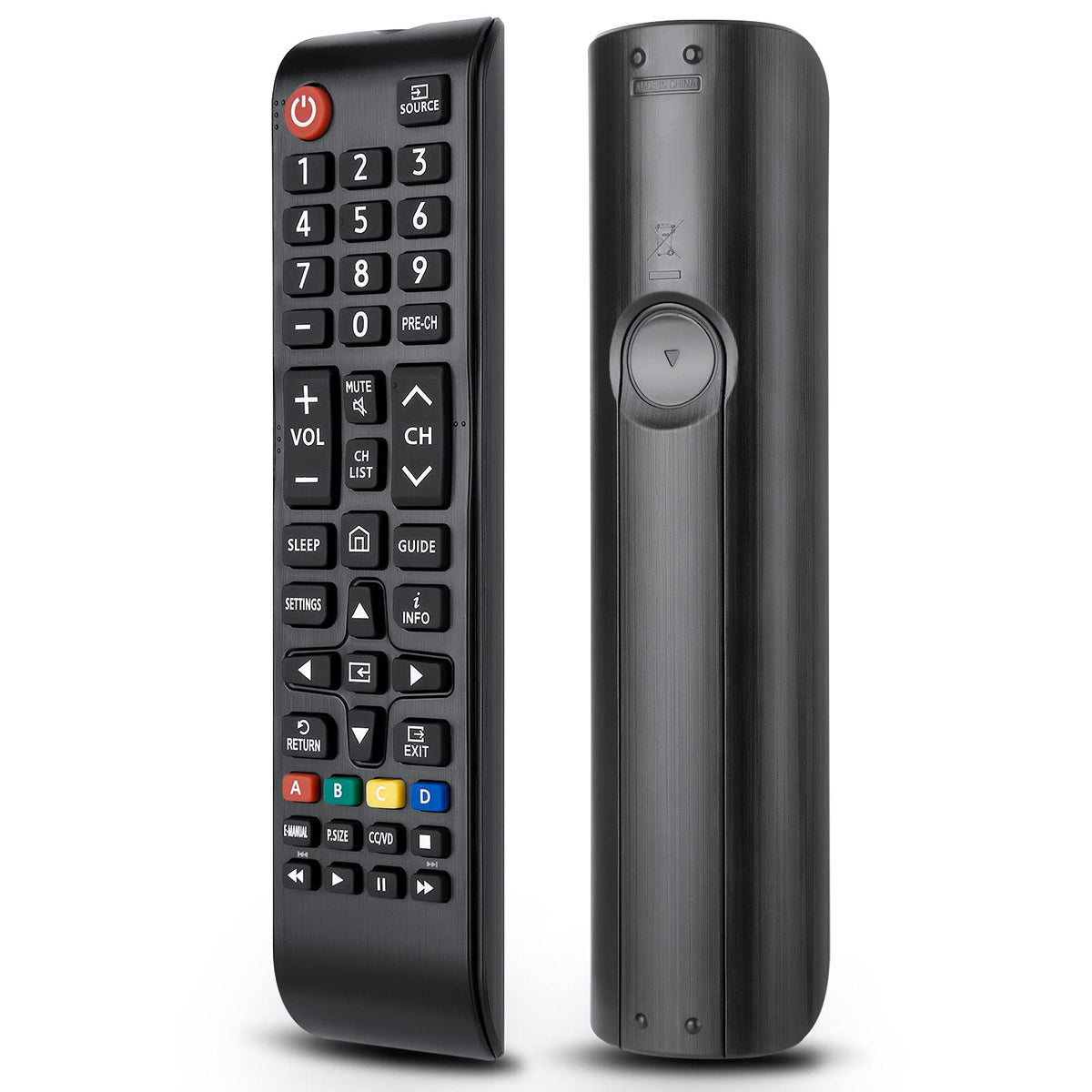 LOUTOC BN59-01301A remote front view with ergonomic grip for comfortable control.