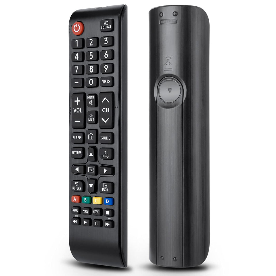 LOUTOC BN59-01301A remote front view with ergonomic grip for comfortable control.