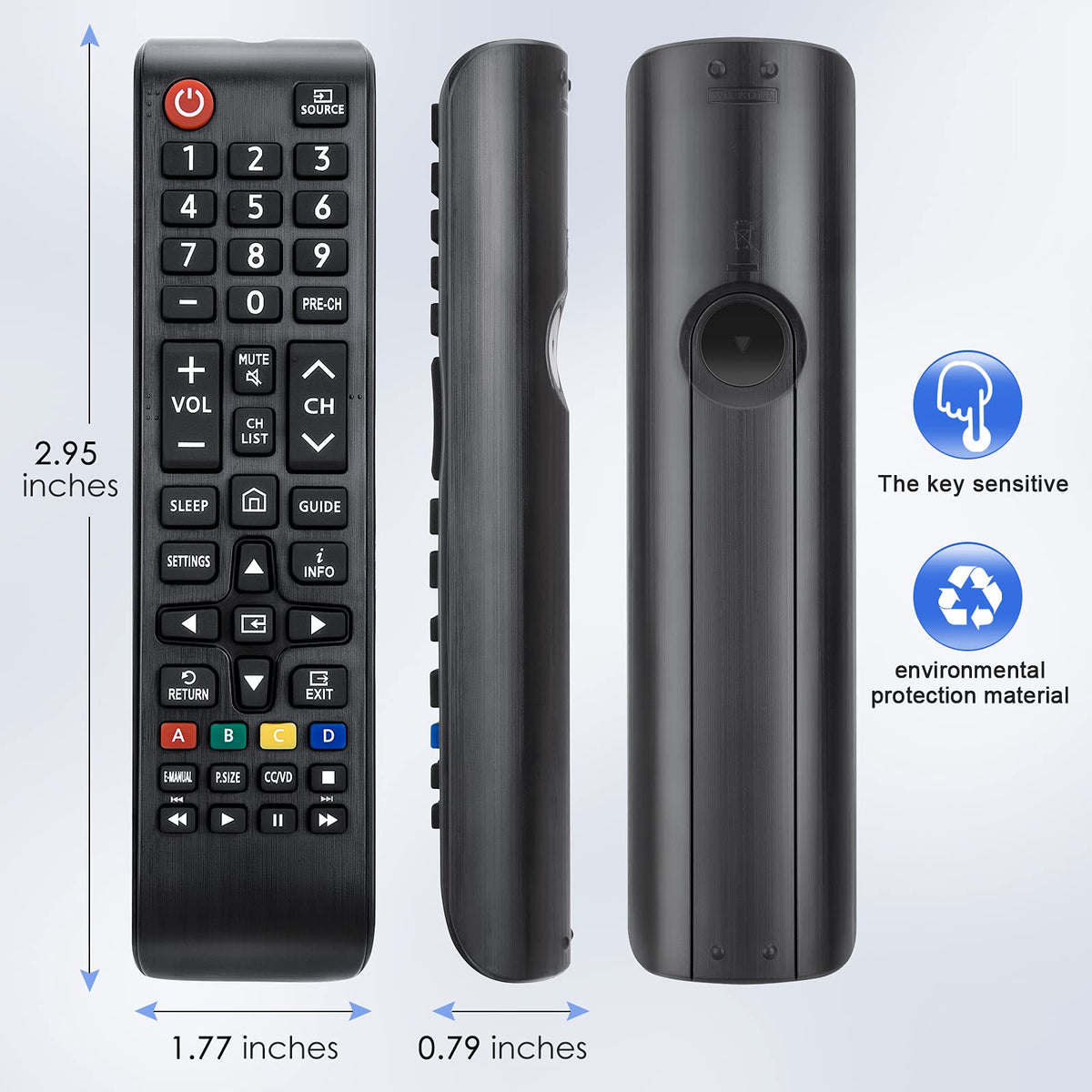 LOUTOC BN59-01301A remote packaging showing ready-to-use replacement.
