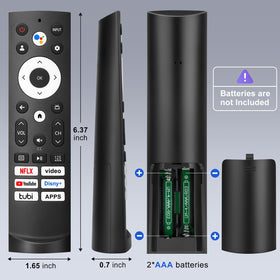 LOUTOC ERF3M90H battery compartment designed for 2×AAA batteries
