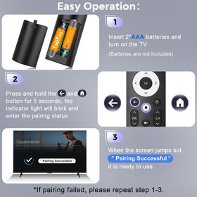 LOUTOC ERF3M90H pairing steps illustration for quick setup