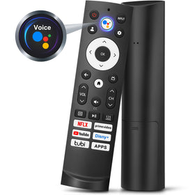 LOUTOC ERF3M90H voice remote front view with accessible control buttons for quick use