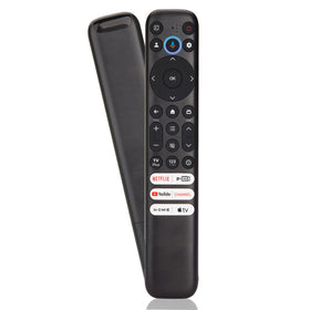 LOUTOC RC813 remote front view with Google Assistant for TCL TVs