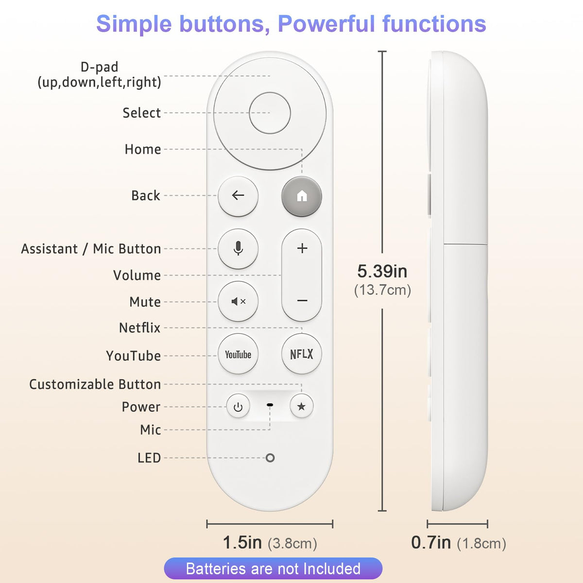 LOUTOC remote durable for 50,000 presses