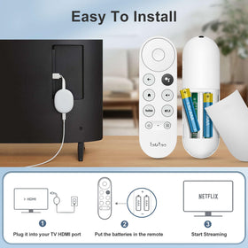 LOUTOC remote pairing steps illustrating quick two-step setup.