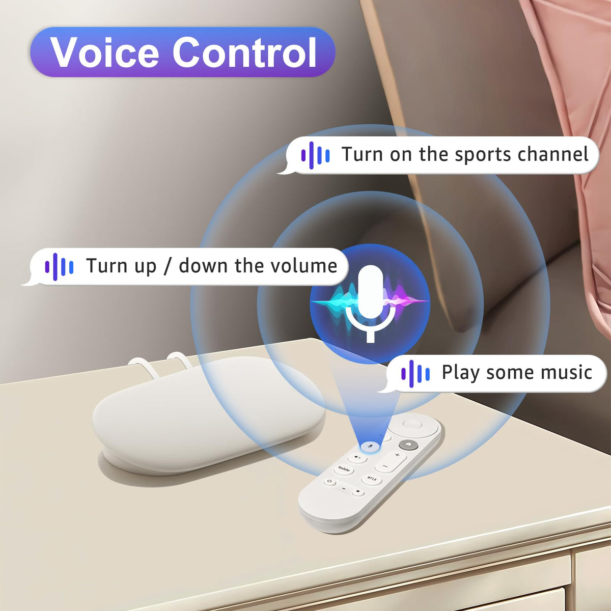 LOUTOC remote pairing with back and home—two-step setup