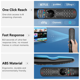 Ergonomic grip and tactile buttons for comfort