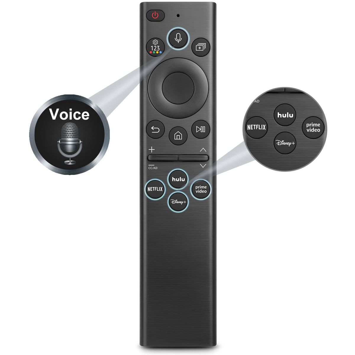 LOUTOC replacement voice remote for Samsung Frame enables quick content search