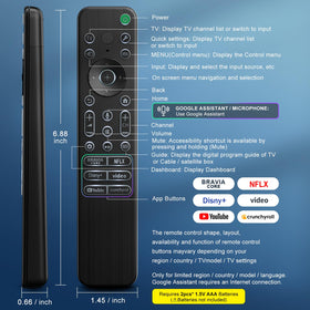 LOUTOC remote powered by two AAA batteries for reliable operation