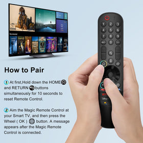 LOUTOC remote compatibility with 2022 LG TVs in action