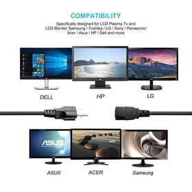Love your yy 13.2 ft cord compatible with Optoma projectors for reliable power from distance.