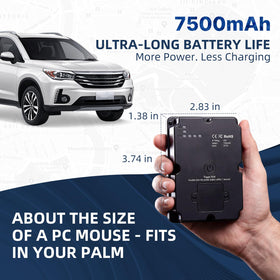 Loverich next to a credit card showing compact size and portability benefit