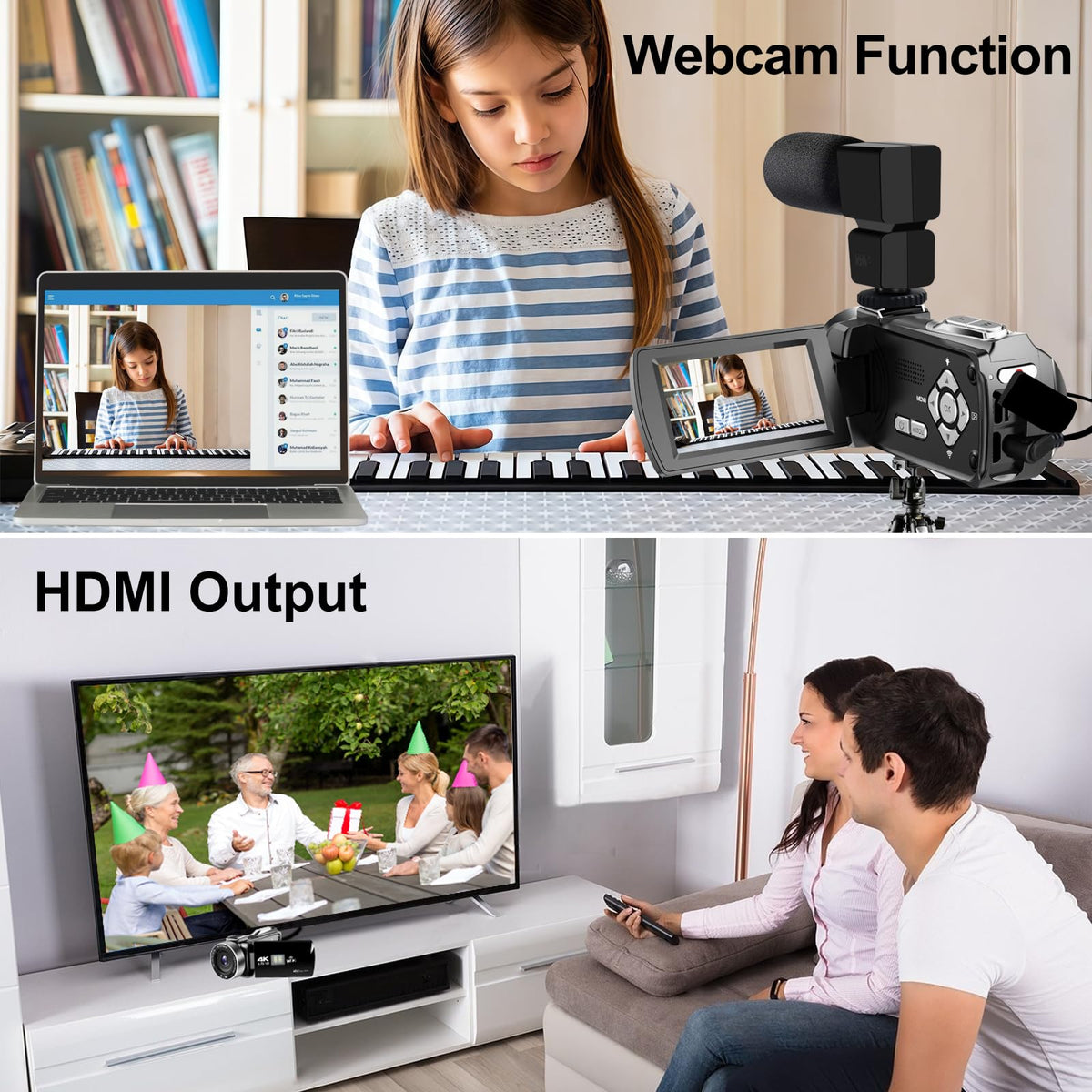 Lovpo Wi-Fi webcam mode enables simple streaming and video calls.