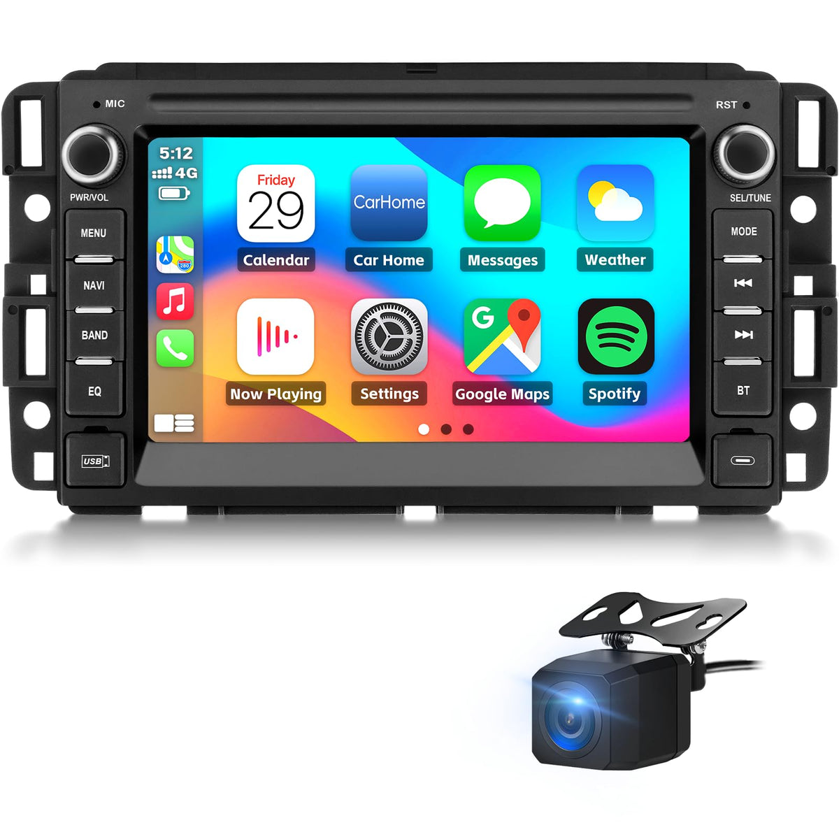 LOVPOI Chevy Silverado front panel display enables easy on-road control.