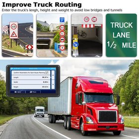 LOVPOI Truck mode routing adapts to size and weight for optimized paths