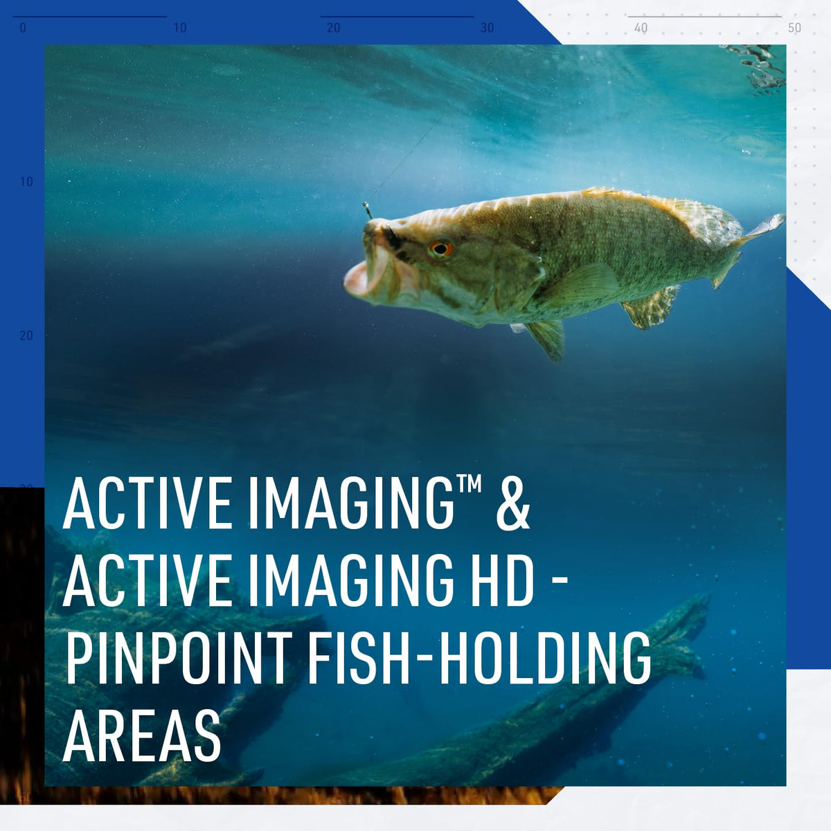 Active Imaging 3-in-1 transducer demonstrating CHIRP, SideScan, and DownScan clarity