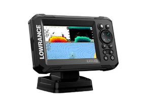 Lowrance Eagle 5 IPS display in daylight offering crisp images for navigation
