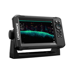 Lowrance Eagle 7 FishFinder displays crisp sonar view for detecting fish and structure