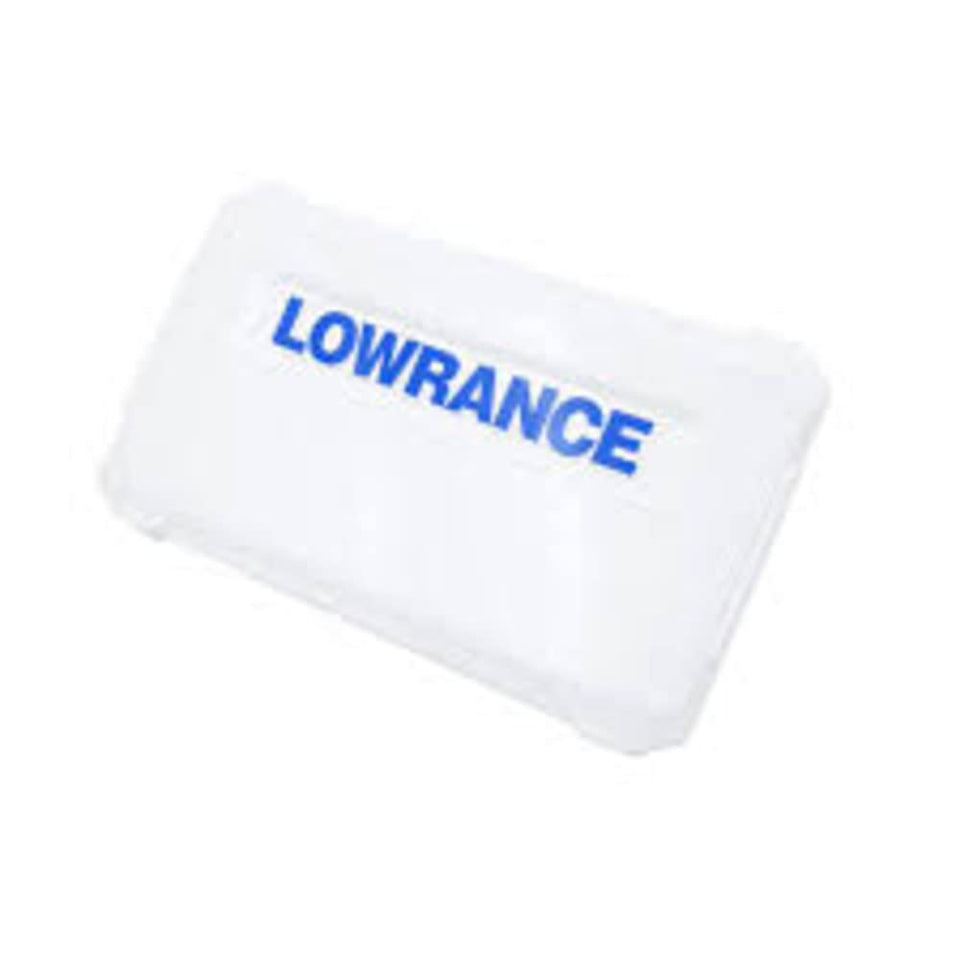 Lowrance front suncover in white restoring device appearance and reducing glare