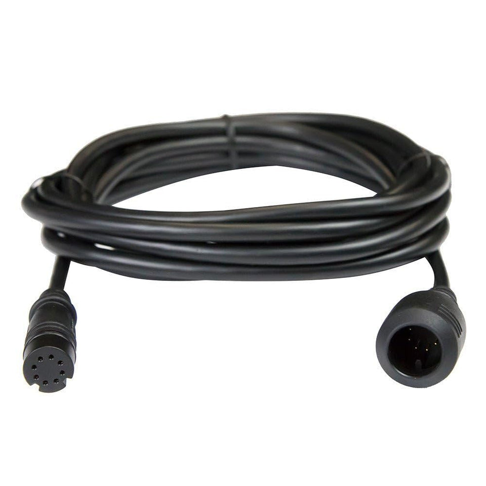Lowrance extension cable 10ft for Hook2 transducers enabling flexible mounting and tidy routing.