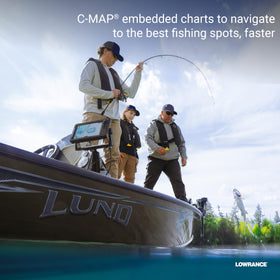 Lowrance Genesis Live real-time contours help create custom bathymetry maps.