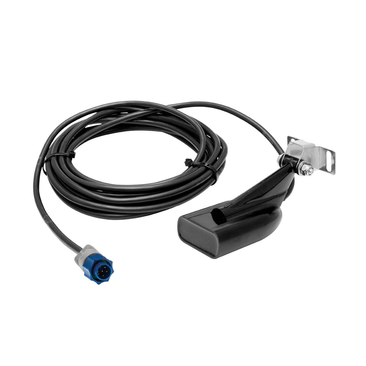 Lowrance HDI Skimmer Transducer 000-10976-001 enhances downscan clarity for on-water sonar