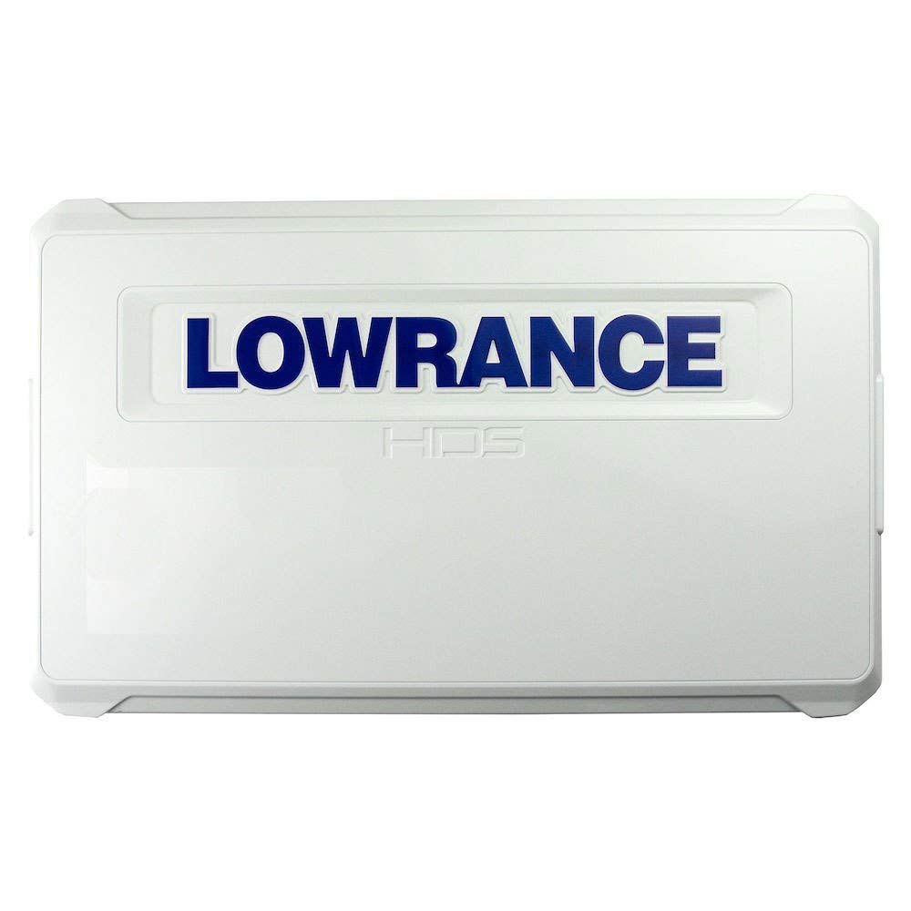 Lowrance sun cover front view protects screen and reduces glare