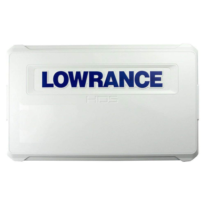 Lowrance sun cover front view protects screen and reduces glare