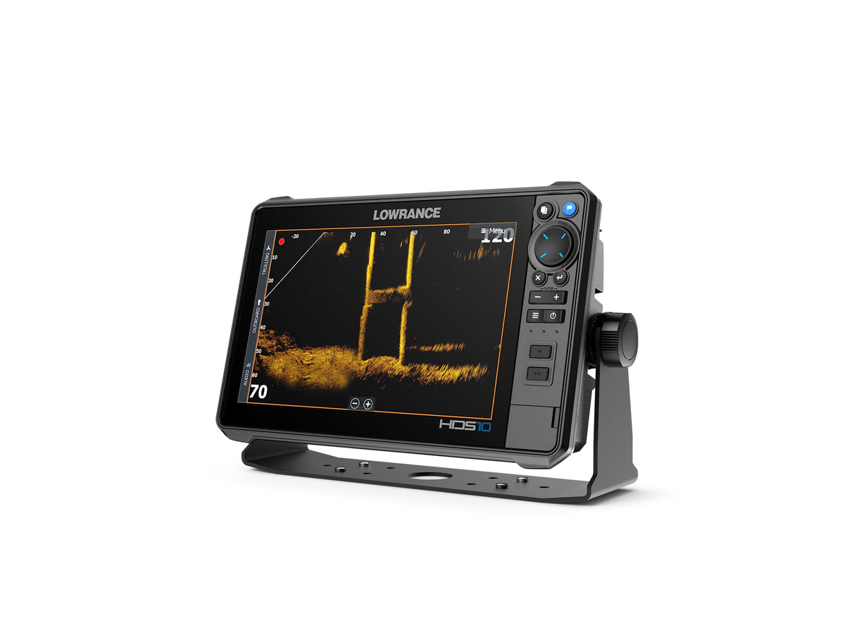 Lowrance HDS PRO 10 ActiveTarget 2 live sonar ready for real-time lure reactions