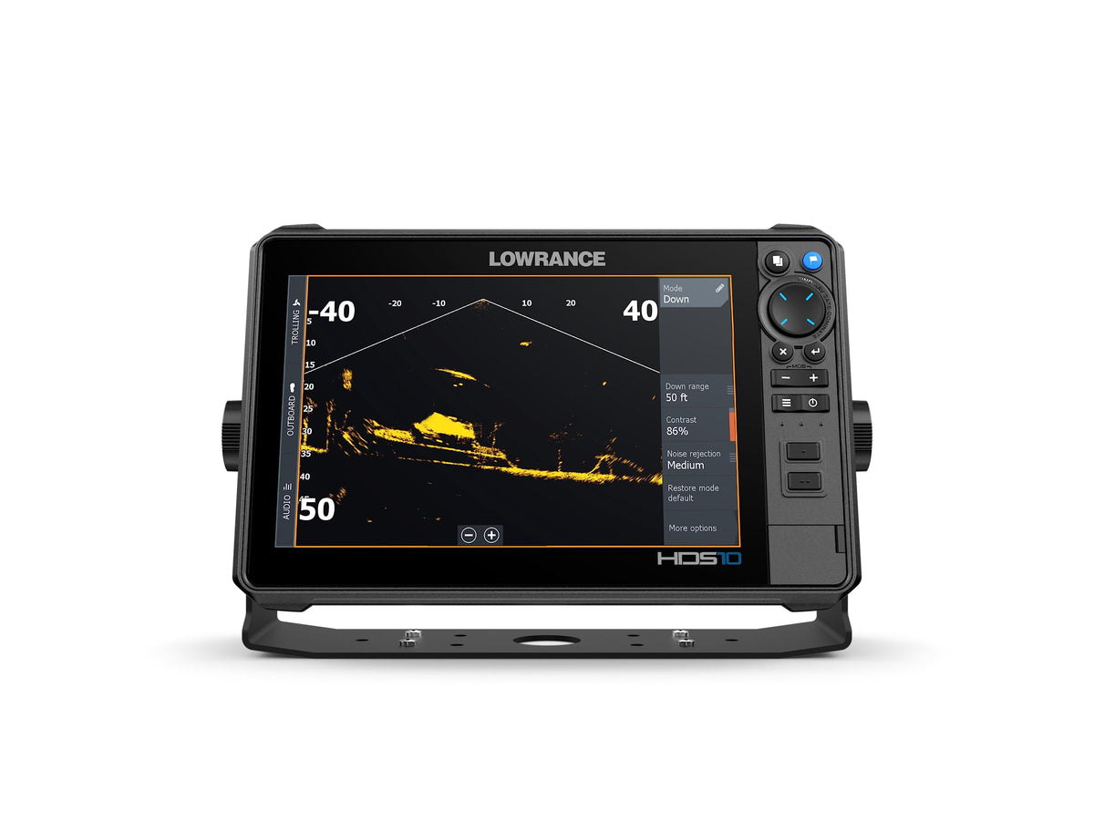 Lowrance HDS PRO 10 display offers crystal-clear sonar across lighting conditions for better fishing decisions.