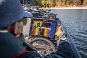 Lowrance HDS PRO 12 smartphone integration enables notifications and remote control on the go.