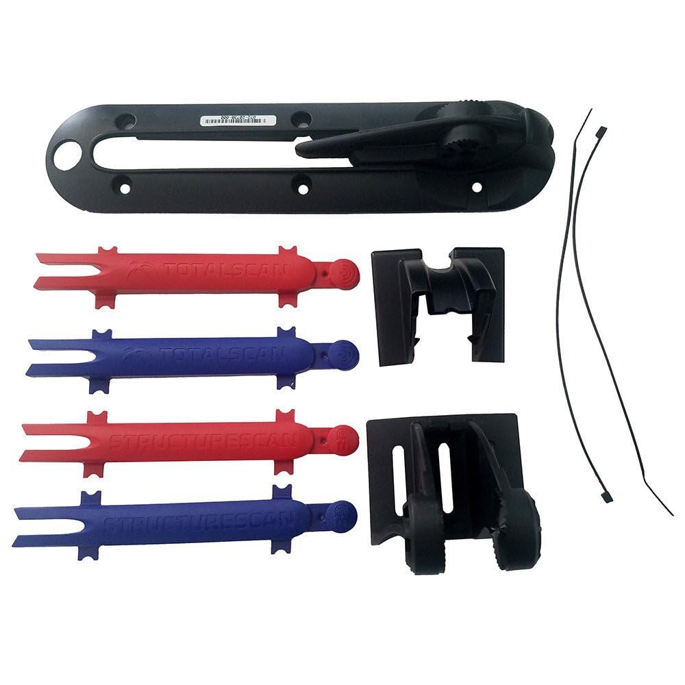 Lowrance mounting bracket for StructureScan 3D and TotalScan transducers, durable transom mount for flexible installation