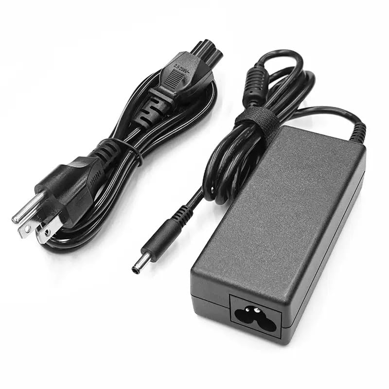 LOXIGIOER Dell Inspiron 65W adapter front view for stable, everyday charging