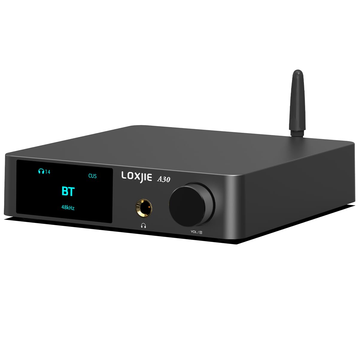 LOXJIE A30 remote control for quick listening adjustments