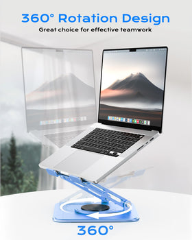 LOXP 360° rotating base enables versatile viewing angles.