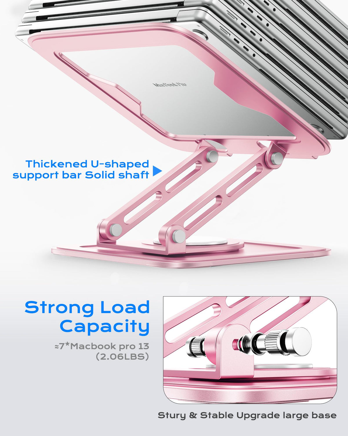 LOXP in use on desk with laptop highlighting better posture and workflow