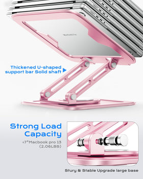 LOXP in use on desk with laptop highlighting better posture and workflow