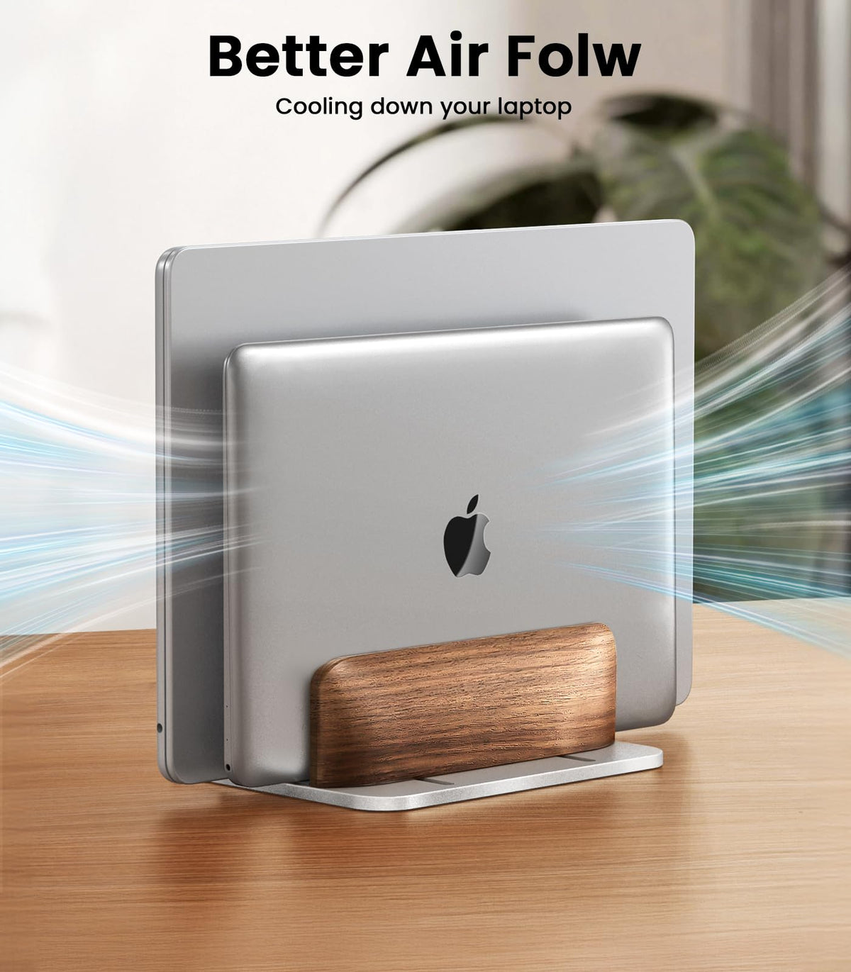 Silicone pads protect finishes and prevent slips during use.