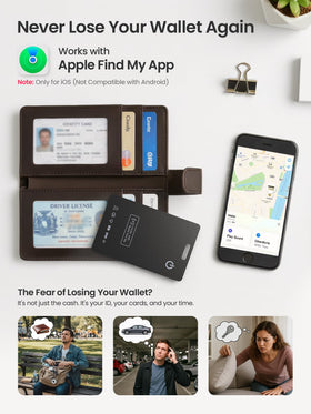 LOXP thin 1.65mm tracker fits credit card slots discreetly