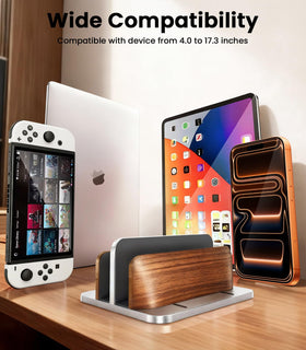 Wide compatibility supports MacBook, iPad, Surface, and other devices.