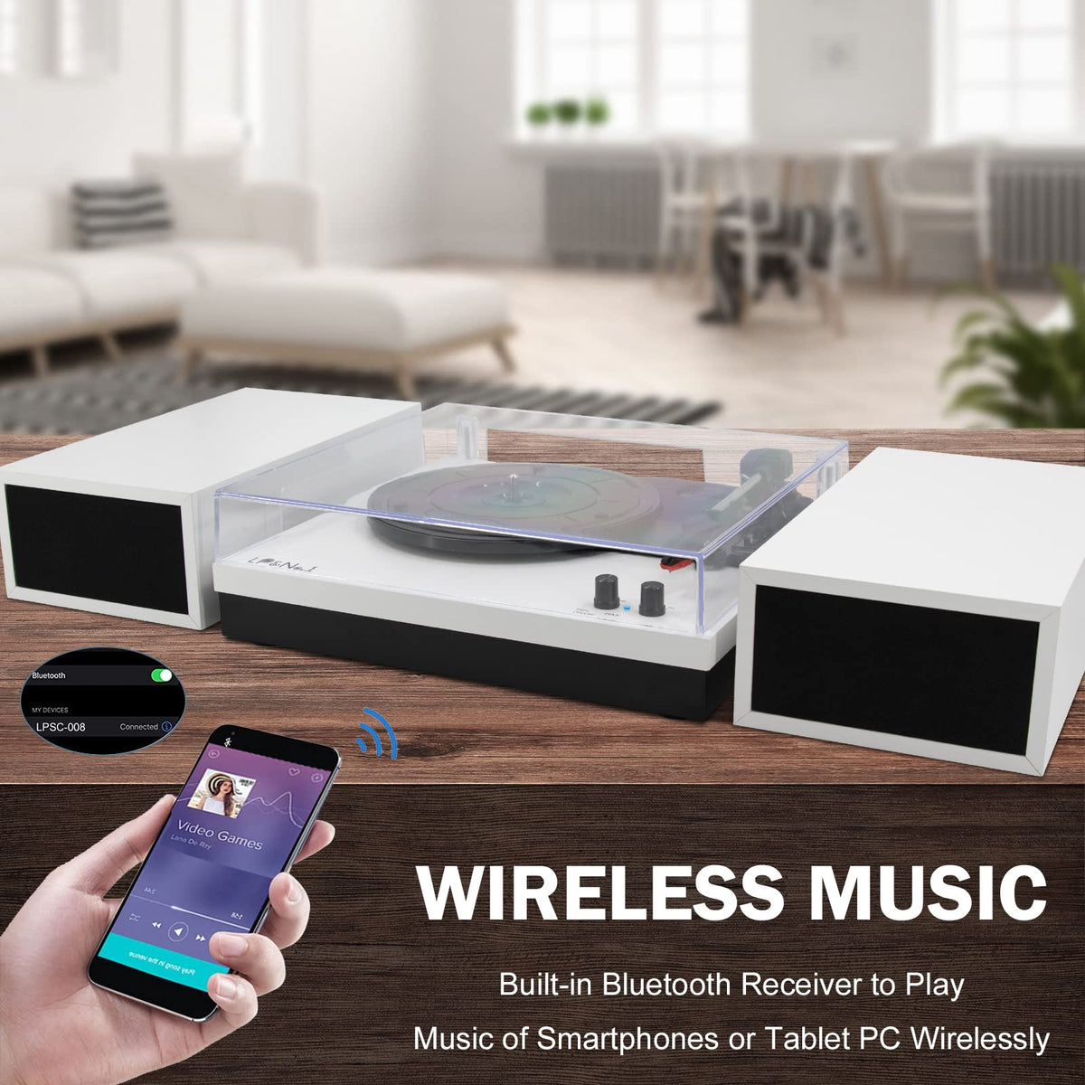 LP&No.1 two-speaker system delivers fuller stereo sound