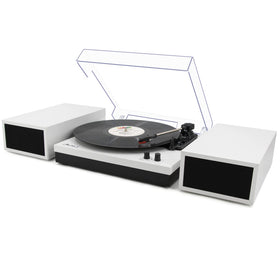 LP&No.1 vinyl turntable with Bluetooth for wireless listening