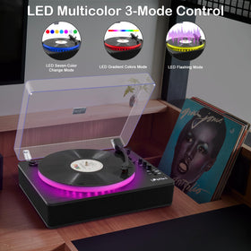 LP&No.1 record player USB recording and playback on USB drive.
