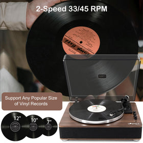 LP&No.1 built-in 20W speakers deliver room-filling sound.