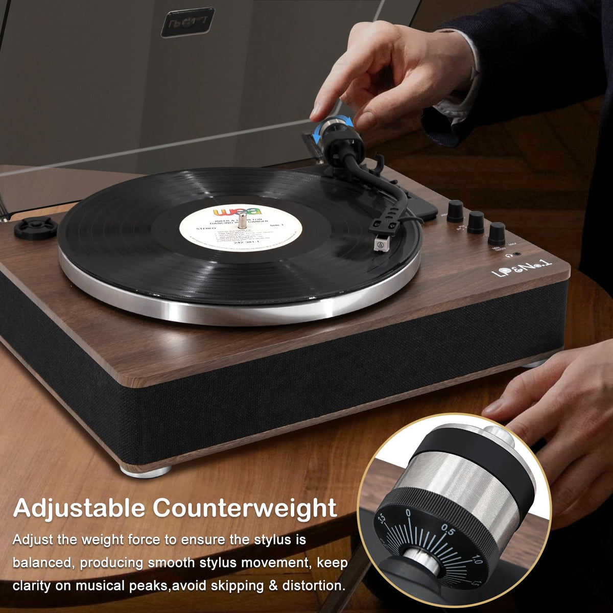 LP&No.1 USB recording feature to digitize favorites.
